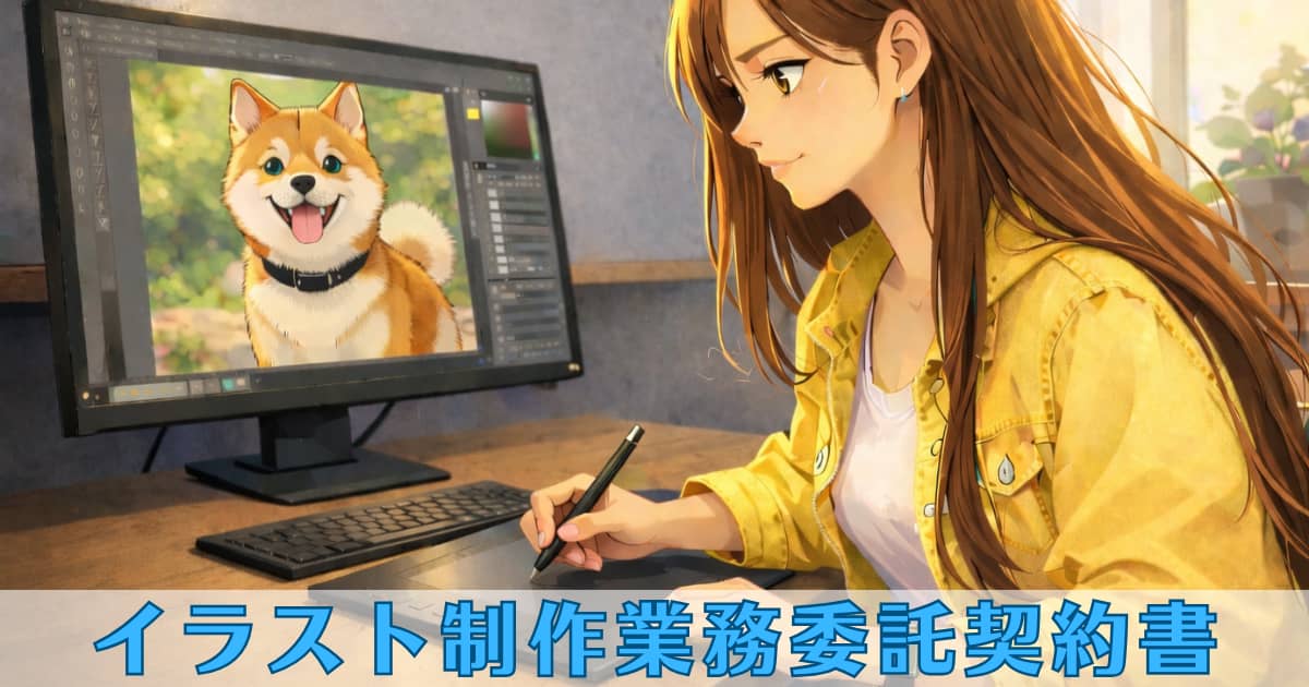 イラスト制作業務委託契約書