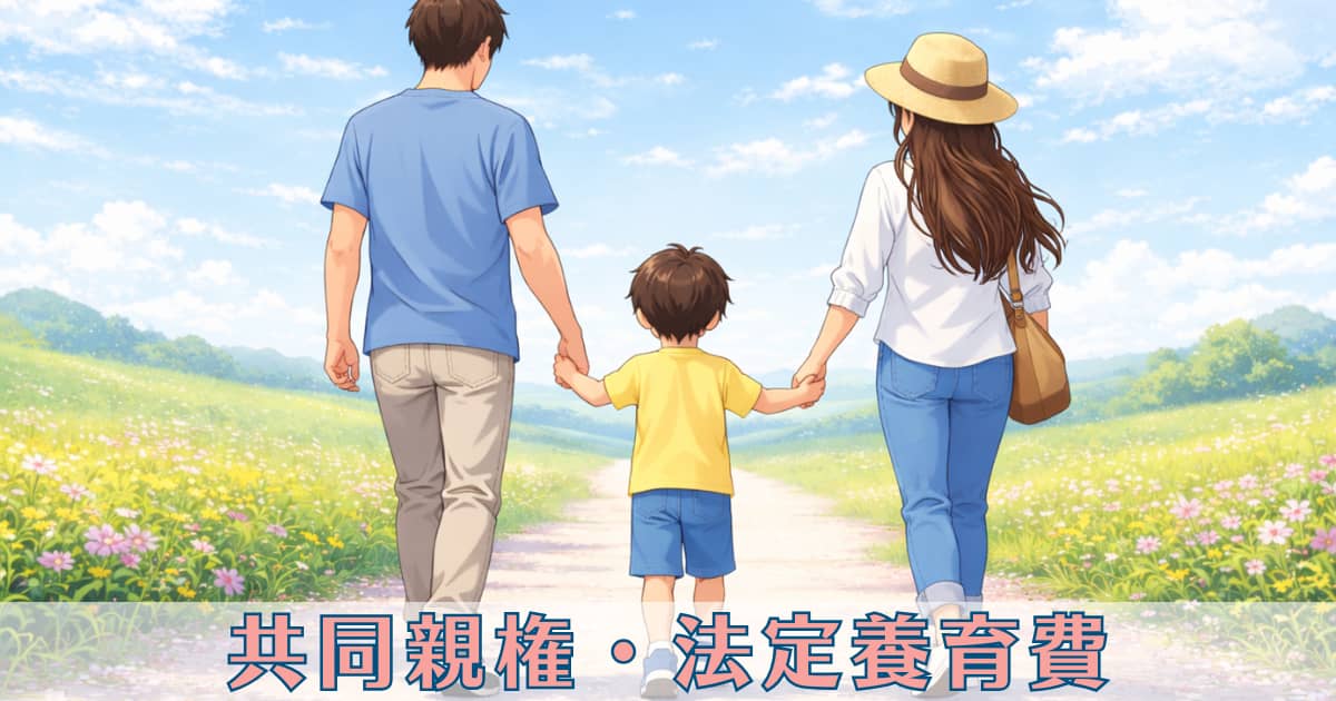 共同親権・法定養育費